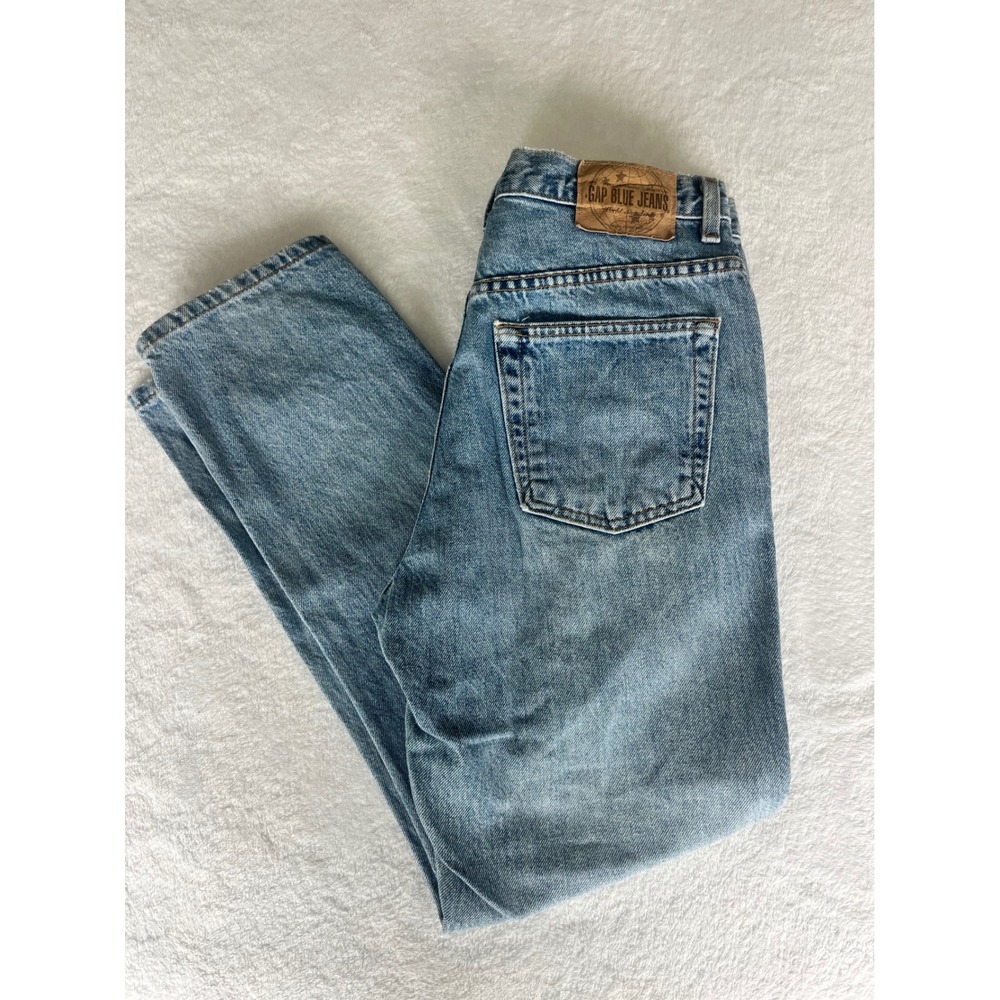 Vintage Gap Jeans Original Fit High Rise Tapered Medium Wash 12 Ankle mom jeans